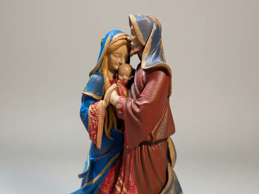 Holy Family Nativity Statue – 3D Printed Sacred Christmas Heirloom by 3D Divine | FOFUS, Thrissur Kerala