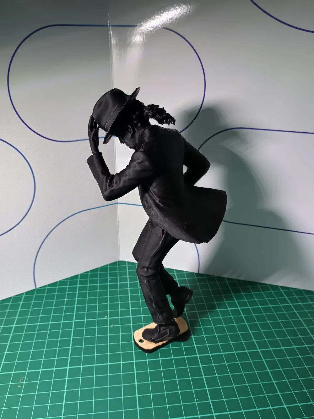 Michael Jackson King of Pop Figurine angle – 3D Printed Music Legend Collectible by FOFUS Kerala
