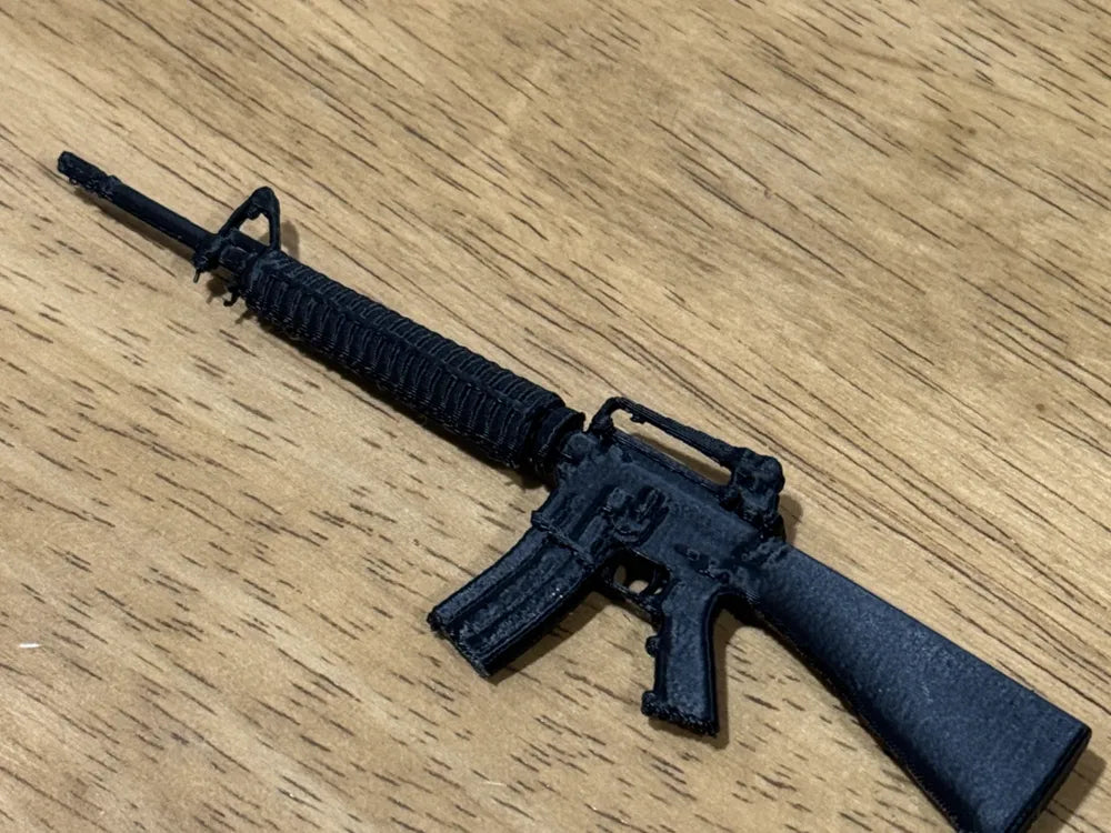 M16 Gun Action Figure Large – 3D Printed Military Rifle Scale Model Prop by FOFUS, Thrissur Kerala