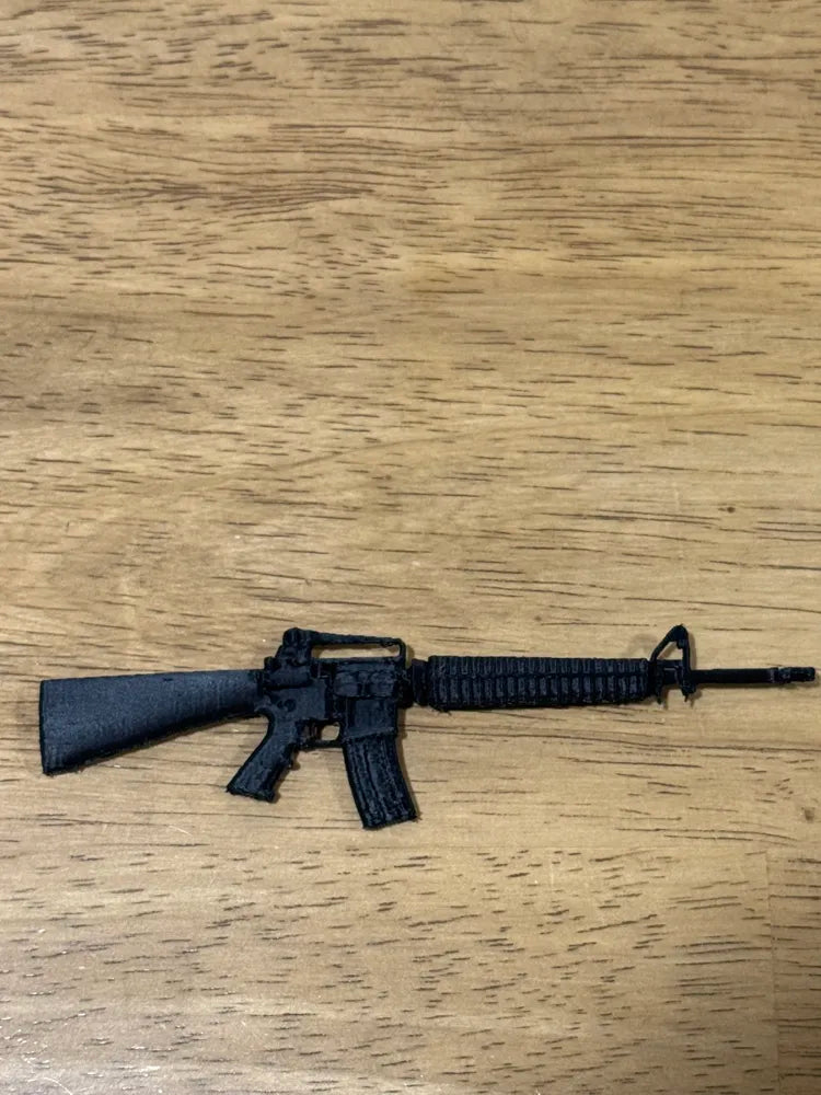 M16 Gun Action Figure Large angle – 3D Printed Military Rifle Scale Model Prop by FOFUS Kerala