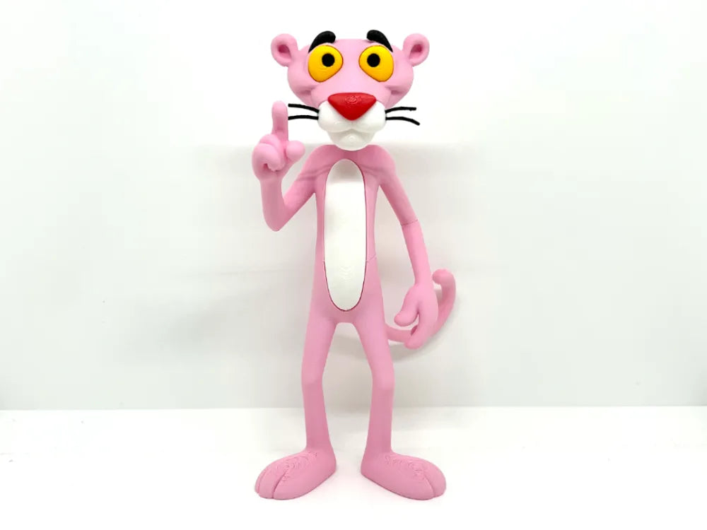 Pink Panther Cartoon Figurine – 3D Printed Classic Animation Collectible by FOFUS, Thrissur Kerala