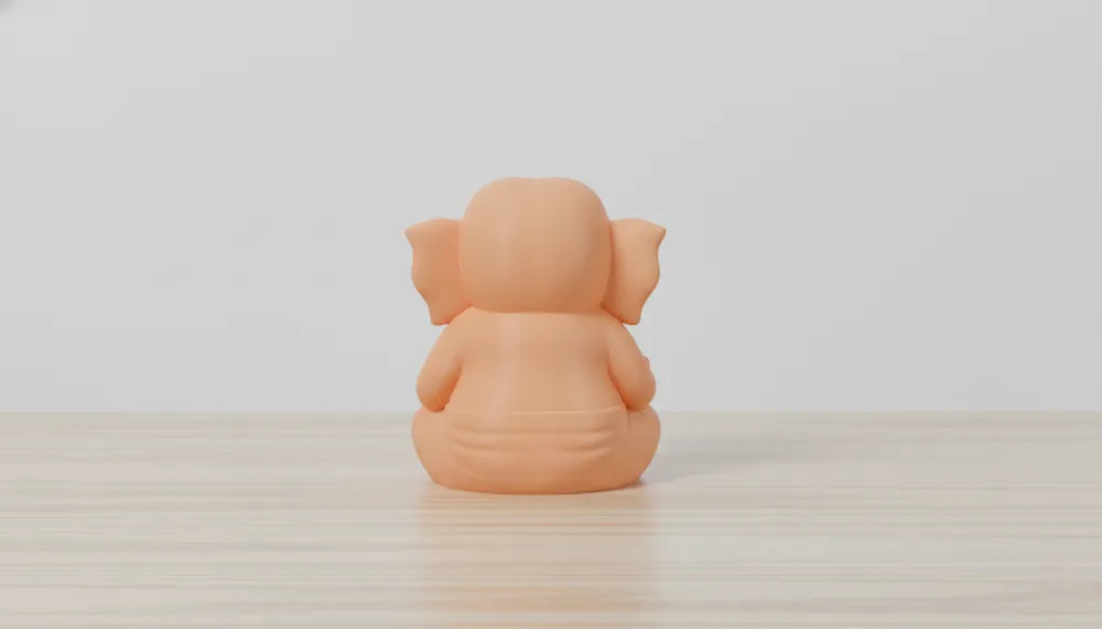 Ganapathi Meditation Lantern detail – Unique 3D Printed Devotional Lamp by 3D Divine FOFUS Kerala