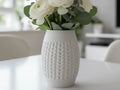 Knit Tall Vase – 3D Printed Textured Interior Design Vase by FOFUS, Thrissur Kerala