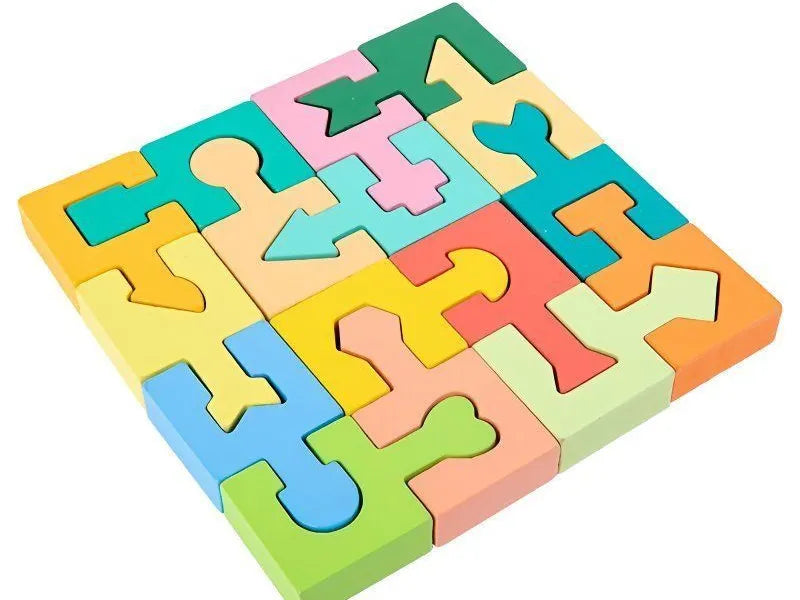 Geometric Shape Matching Bricks – 3D Printed Logical Thinking Toy by MAYANS | FOFUS, Thrissur Kerala