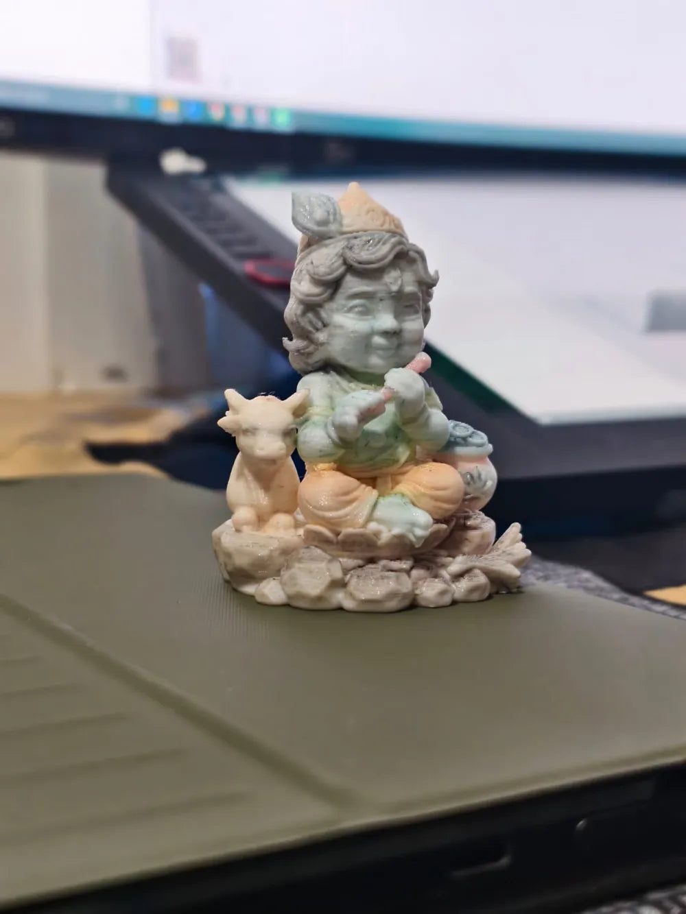 Bal Gopal Baby Krishna Idol angle – 3D Printed Adorable Sacred Idol by FOFUS Irinjalakuda Kerala