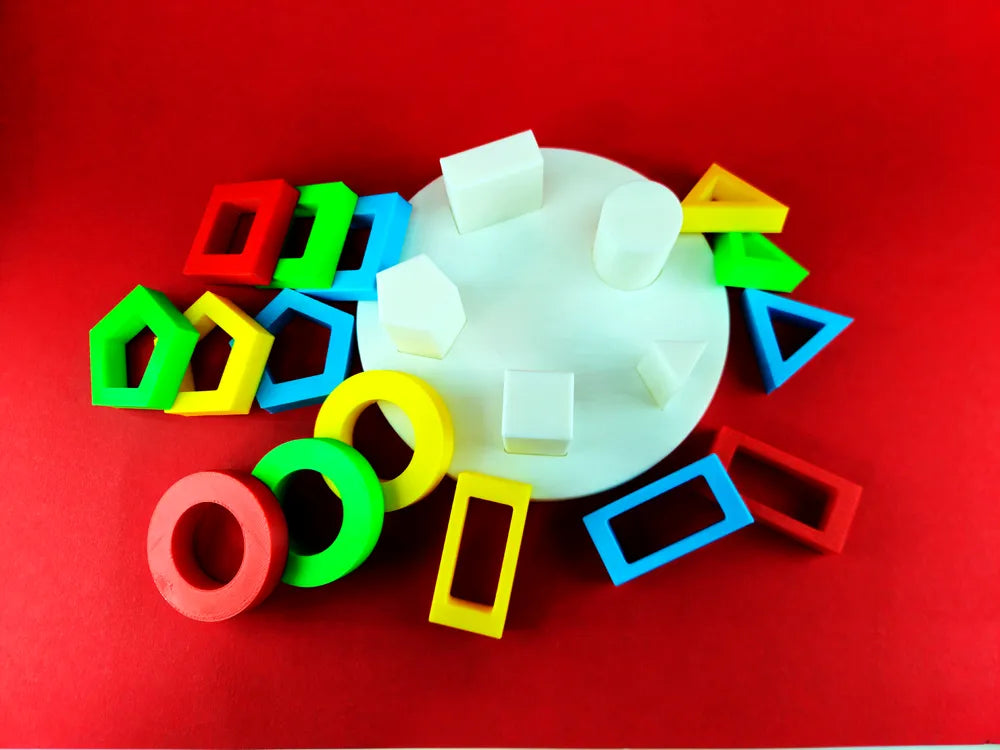 Number Spinner detail – 3D Printed Math Learning Toy by MAYANS FOFUS Kerala