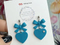 Tied Love Knot Earrings – 3D Printed Symbolic Romantic Jewellery by FOFUS, Thrissur Kerala