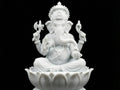 Hindu God Vinayagar in Lotus – 3D Printed Ganesha Sacred Lotus Figurine by 3D Divine | FOFUS, Thrissur Kerala