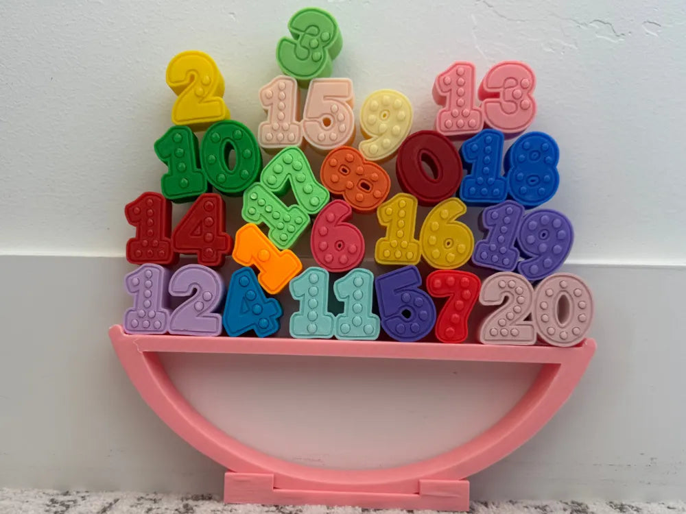 Number Stack Balance Toy – 3D Printed Math Balance Learning Toy for Kids by MAYANS | FOFUS, Thrissur Kerala