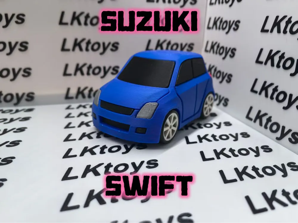 Suzuki Swift Scale Model – 3D Printed Die-Cast Style Car Replica by MAYANS | FOFUS, Thrissur Kerala
