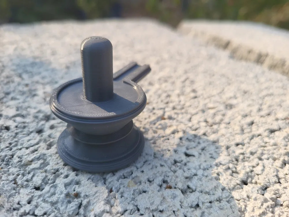 Shivling 3D Printed Idol side view – Premium Sacred Symbol by 3D Divine FOFUS Kerala