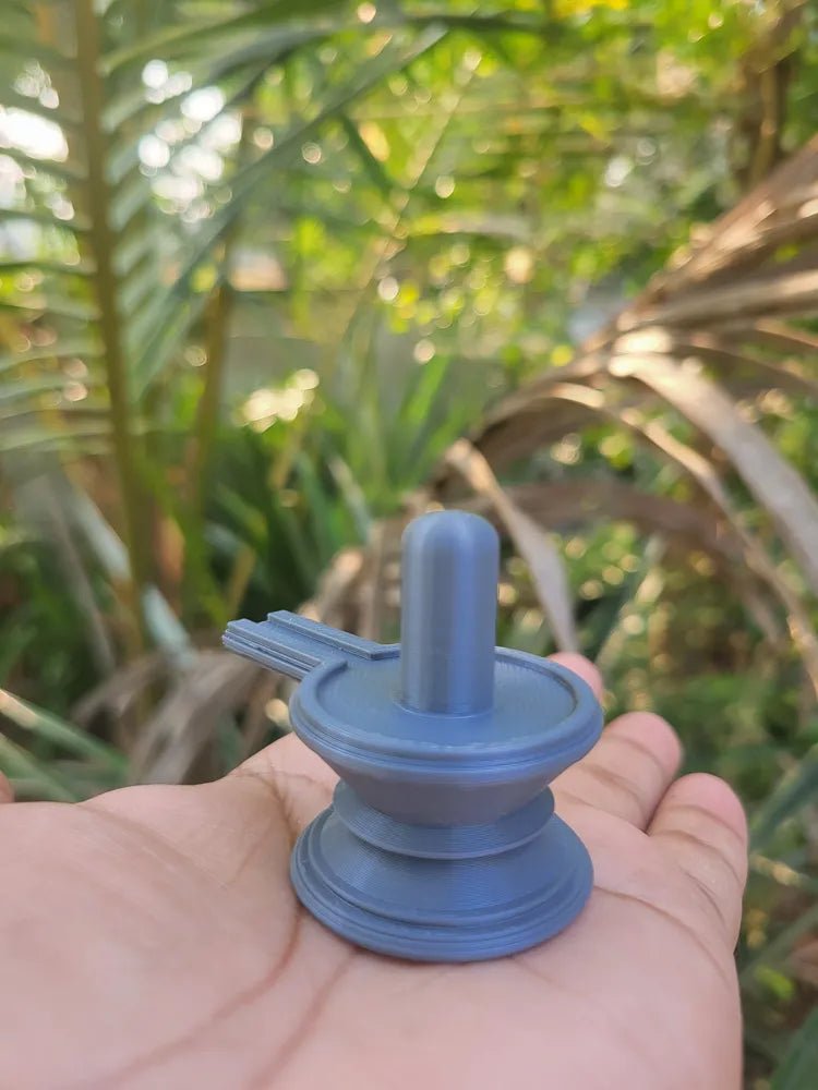 Shiva Linga sacred symbol close-up – 3D Printed PLA+ Devotional Idol by FOFUS Thrissur