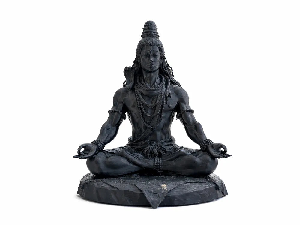 Mahadev Shiva Meditation Pose Statue – 3D Printed Lord Shiva Cosmic Idol by 3D Divine | FOFUS, Thrissur Kerala