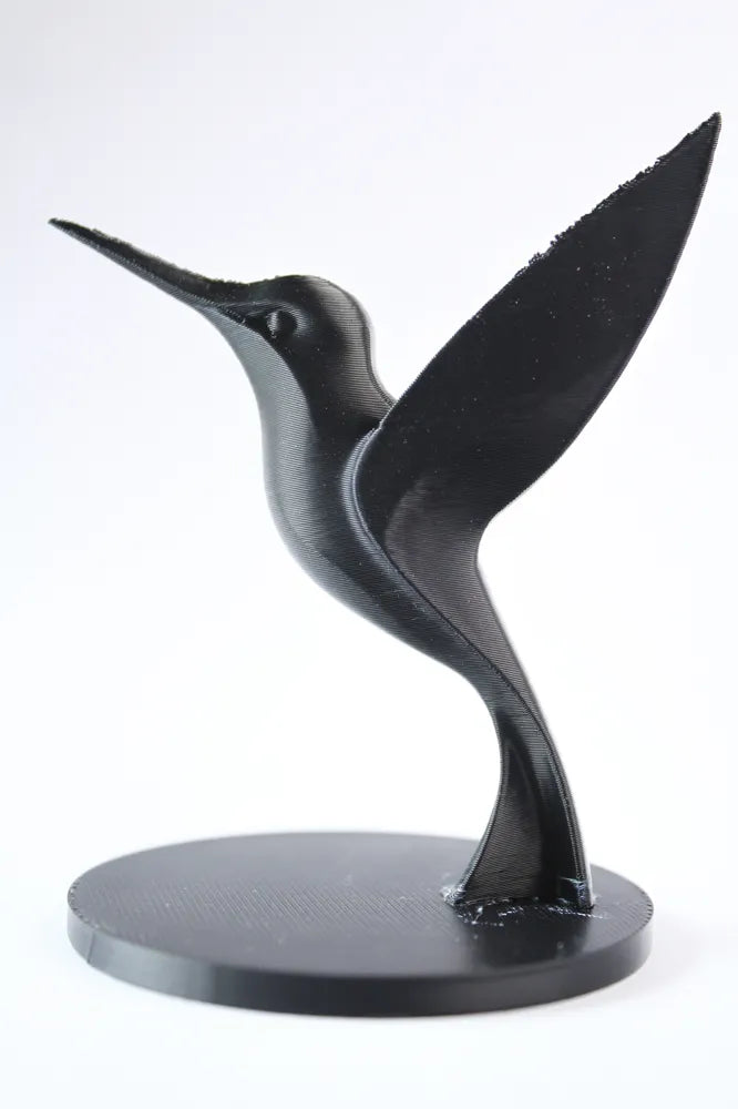 Hummingbird Sculpture detail – 3D Printed Bird Home Decor by FOFUS Kerala