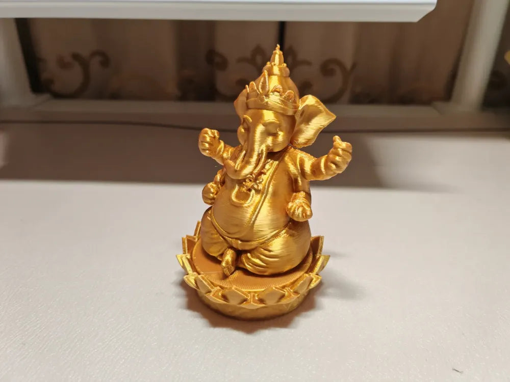 Chaturbhuja Ganesha Four-Armed angle – 3D Printed Sacred Ganpati by FOFUS Kerala
