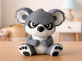 Grumpy Koala Figurine – 3D Printed Humorous Desk Companion by FOFUS, Thrissur Kerala