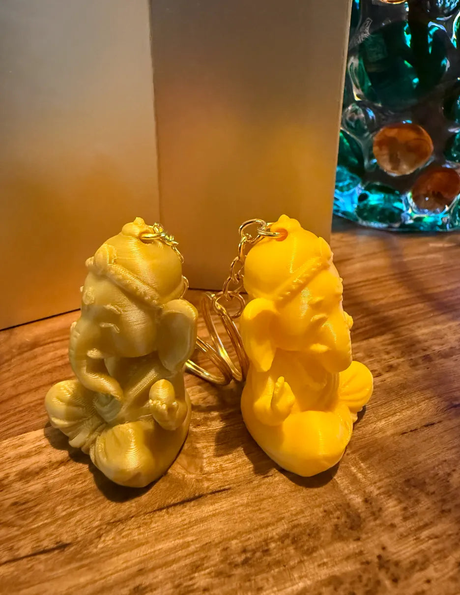 Ganesha Keychain angle – 3D Printed Hindu God Pocket Charm by FOFUS Kerala