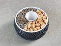 Divided Pistachio and Nut Bowl Shell Separator – 3D Printed Snack Serving Bowl by FOFUS, Thrissur Kerala