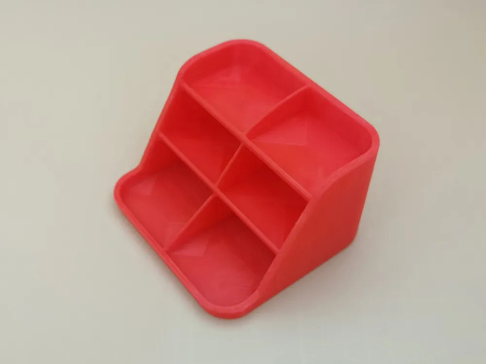 Three-Tier Storage Box detail – 3D Printed Stackable Modular Desk Organiser by FOFUS Kerala