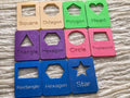 Montessori Shape Learning Cards – 3D Printed Educational Toy for Kids by MAYANS | FOFUS, Thrissur Kerala