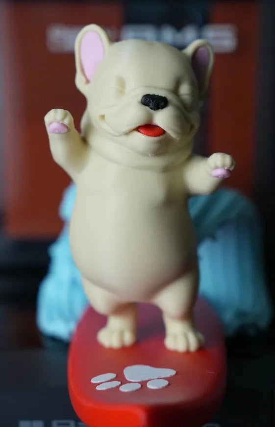 Surfing Dog Meme detail – 3D Printed Funny Surfing Dog Meme Collectible by FOFUS Kerala
