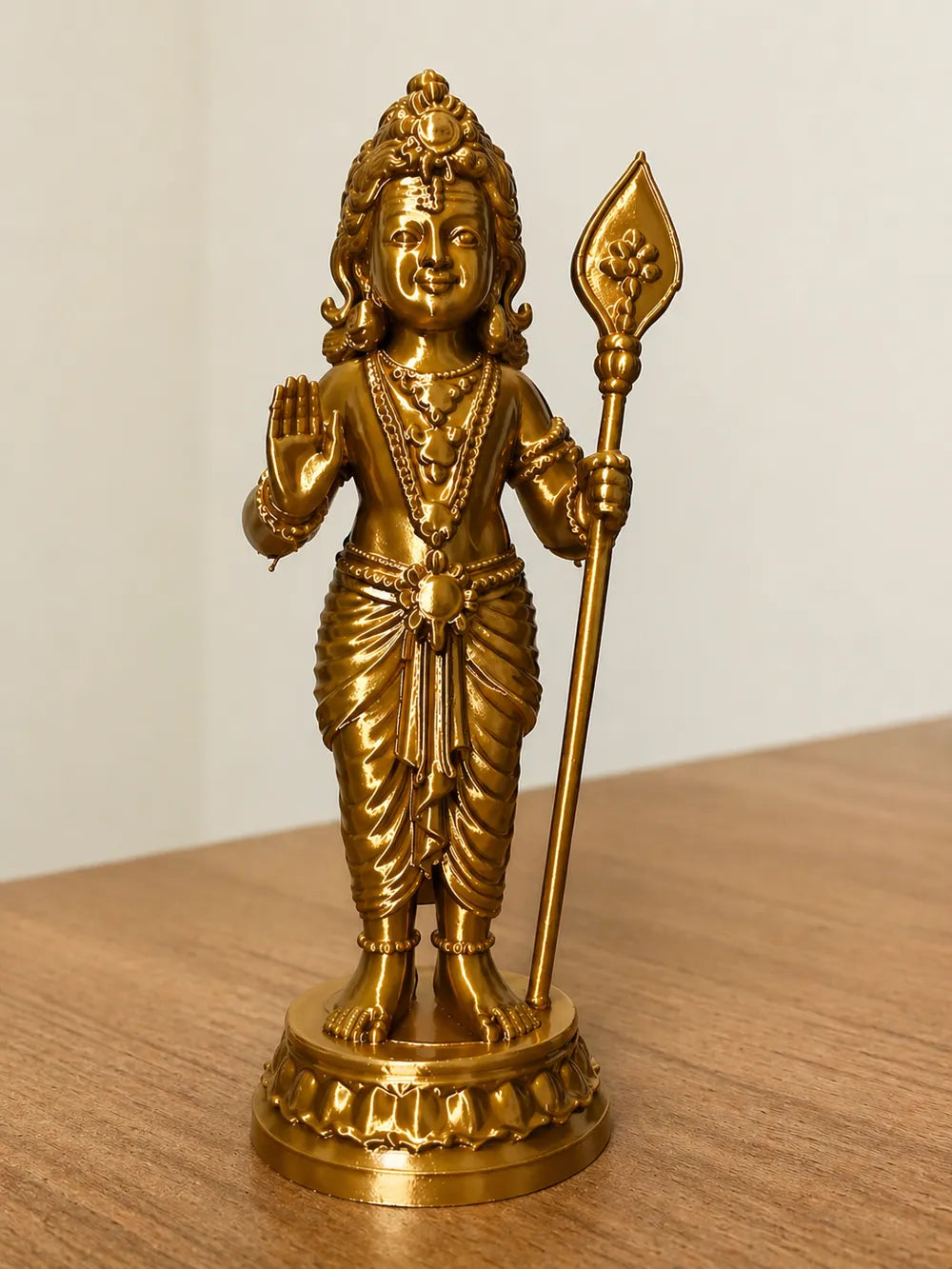 Bala Murugan with Vel Statue – 3D Printed Divine Child Warrior Idol by 3D Divine | FOFUS, Thrissur Kerala