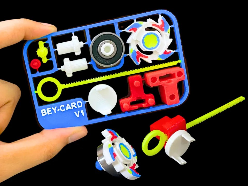 Bey-Card V1 – DIY Spinning Top Battle Kit