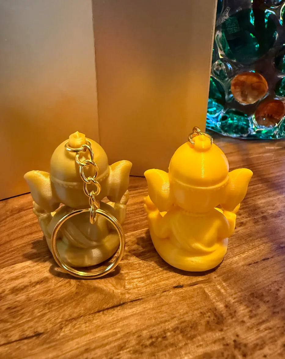 Ganesh Devotional Keychain detail – 3D Printed Sacred Pocket Blessing by 3D Divine FOFUS Kerala