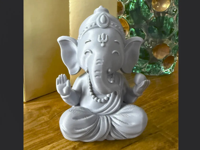 Ganesha Divine Remover of Obstacles – 3D Printed Hindu Prosperity Figurine by 3D Divine | FOFUS, Thrissur Kerala