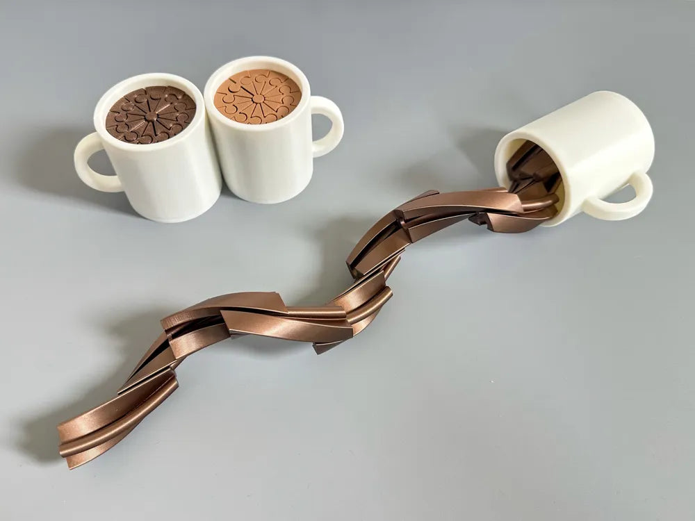 Spill and Refill Coffee Mug Fidget detail – 3D Printed Coffee Mug Fidget Toy by FOFUS Kerala