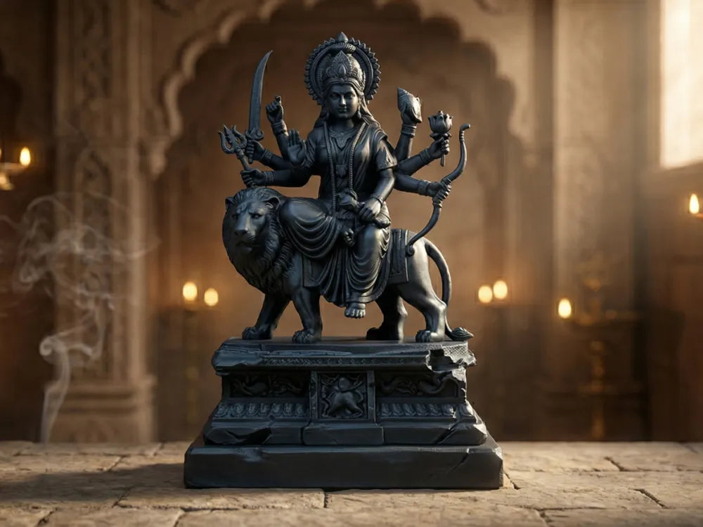 Goddess Durga Murti – 3D Printed Divine Power Sculpture by 3D Divine | FOFUS, Thrissur Kerala