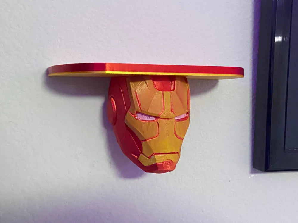 Iron Man Wall Shelf – 3D Printed Marvel Superhero Display Shelf by FOFUS, Thrissur Kerala