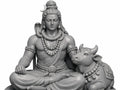 Lord Shiva with Nandi Statue – 3D Printed Sacred Duo Idol by 3D Divine | FOFUS, Thrissur Kerala