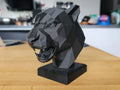 Geometric Panther Bust – 3D Printed Bold Modern Art Sculpture by FOFUS, Thrissur Kerala