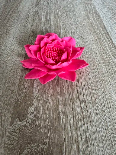 Elegant Lotus Blossom Sculpture angle – 3D Printed Spiritual Floral Home Decor by FOFUS Kerala