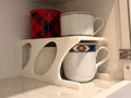 Cup and Mug Shelf for Coffee Cups – 3D Printed Kitchen Coffee Station Organiser by FOFUS, Thrissur Kerala
