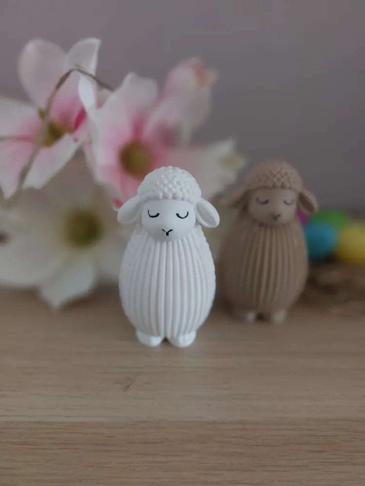 Spring Easter Sheep Decor detail – 3D Printed Cute Lamb Easter Home Decoration by FOFUS Kerala