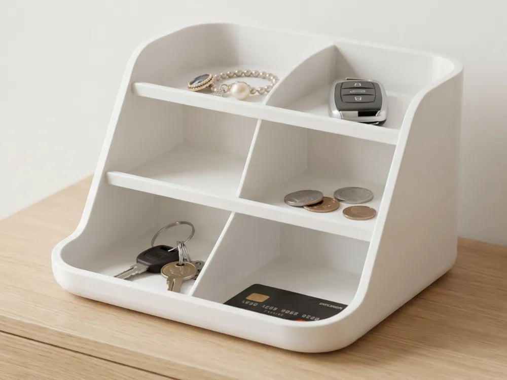 Three-Tier Storage Box – 3D Printed Stackable Modular Desk Organiser by FOFUS, Thrissur Kerala
