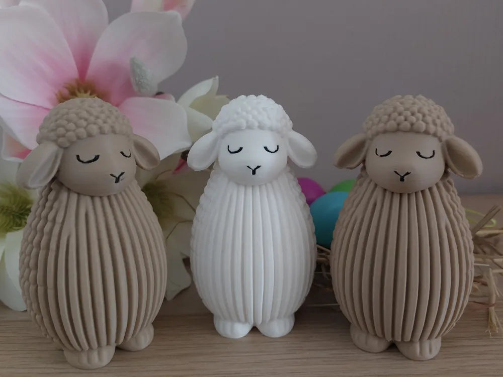 Spring Easter Sheep Decor – 3D Printed Cute Lamb Easter Home Decoration by FOFUS, Thrissur Kerala