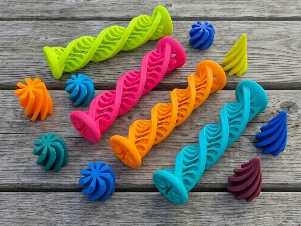 Impossible Passthrough Triple Helix Fidget – 3D Printed Mind-Bending Fidget Toy by FOFUS, Thrissur Kerala