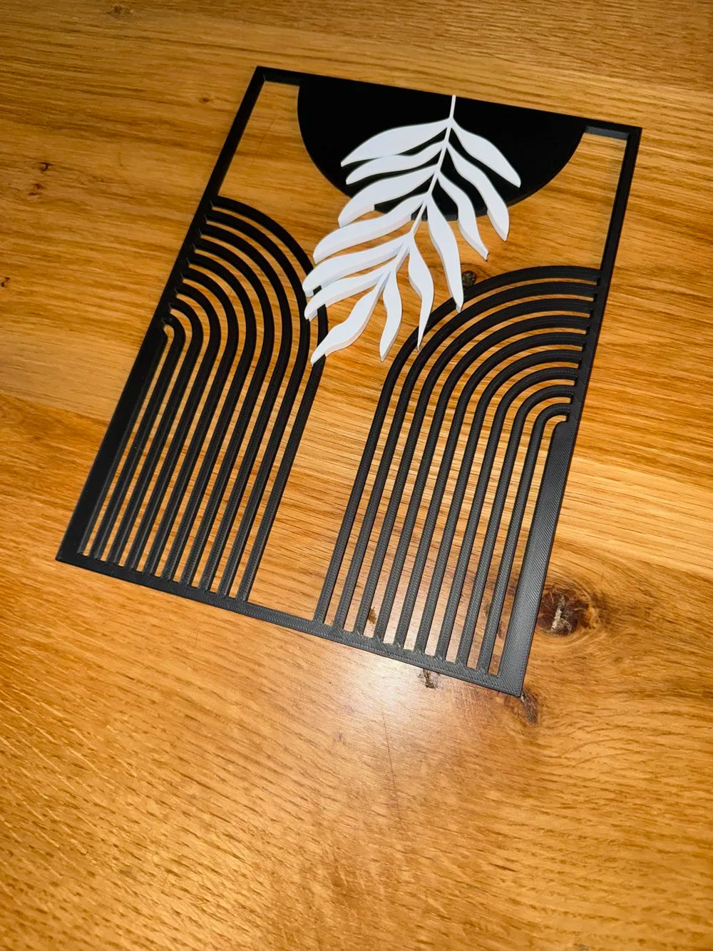 Boho Wall Art Modern Scandi detail – 3D Printed Scandinavian Bohemian Decor by FOFUS Kerala