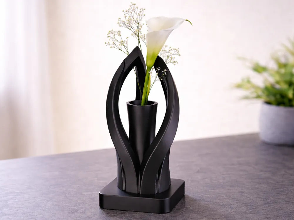 Modern Sculptural Minimalist Vase – 3D Printed Architectural Flower Vase by FOFUS, Thrissur Kerala