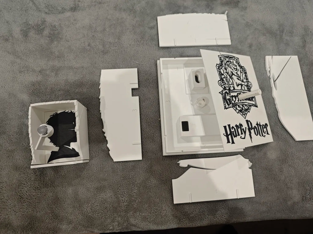 Harry Potter Projection Silhouette Lamp detail – 3D Printed Magical Room Lamp by FOFUS Kerala