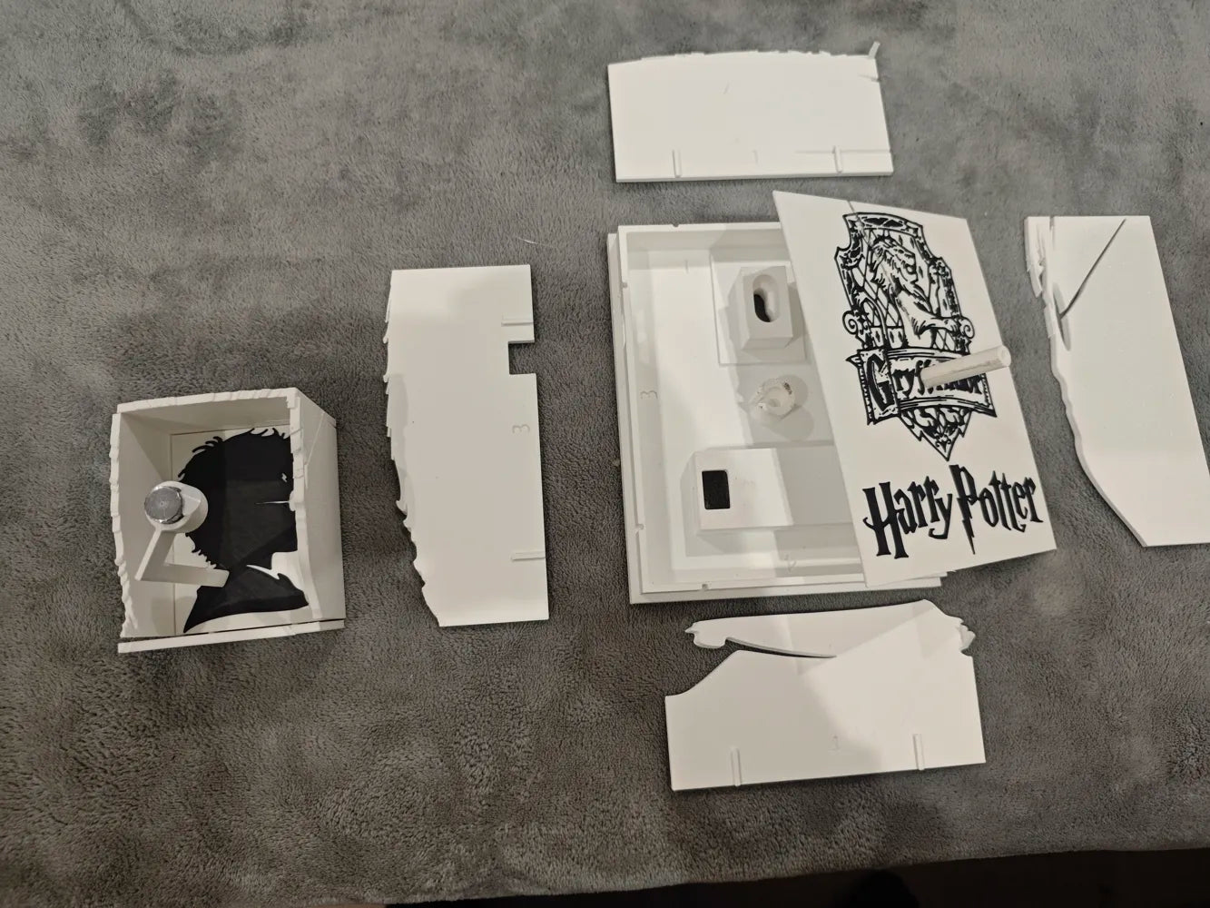 Harry Potter Projection Silhouette Lamp detail – 3D Printed Magical Room Lamp by FOFUS Kerala