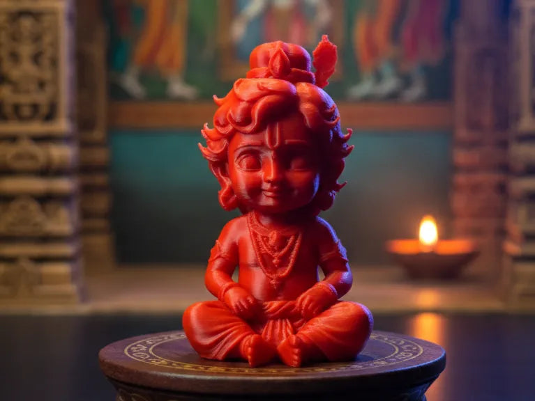 Baby Krishna Figurine side view – 3D Printed Adorable Bal Gopal Statue by FOFUS Kerala