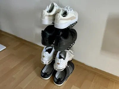 Modern Zigzag Stackable Shoe Rack