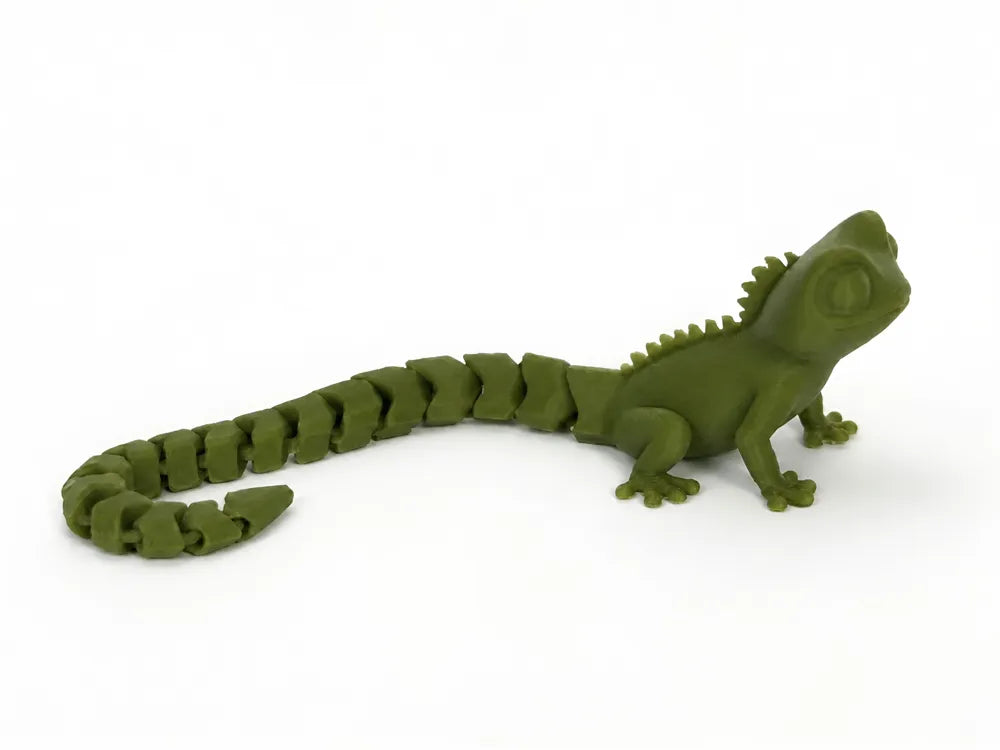 Long Tailed Lizard Flexi Fidget Toy – 3D Printed Articulated Lizard Fidget by FOFUS, Thrissur Kerala