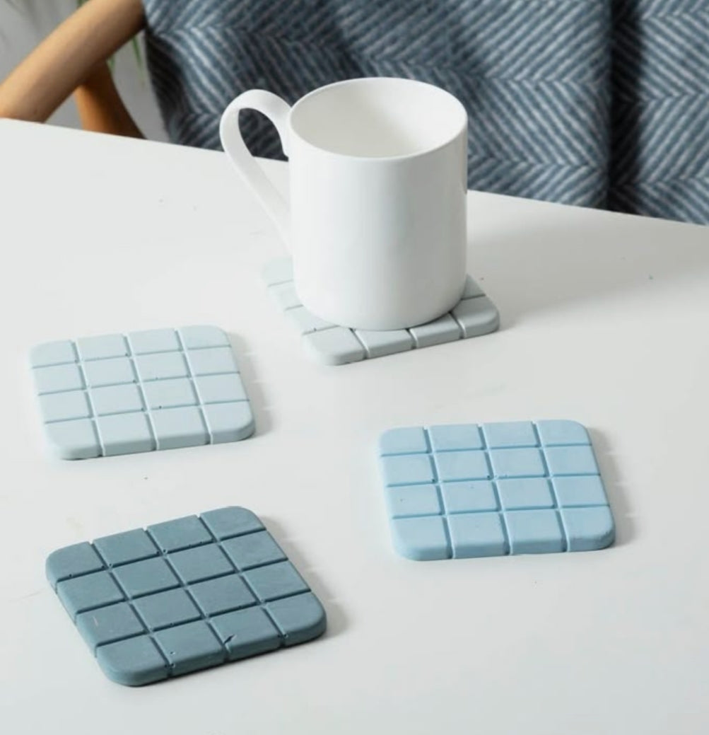 Row & column cup coasters