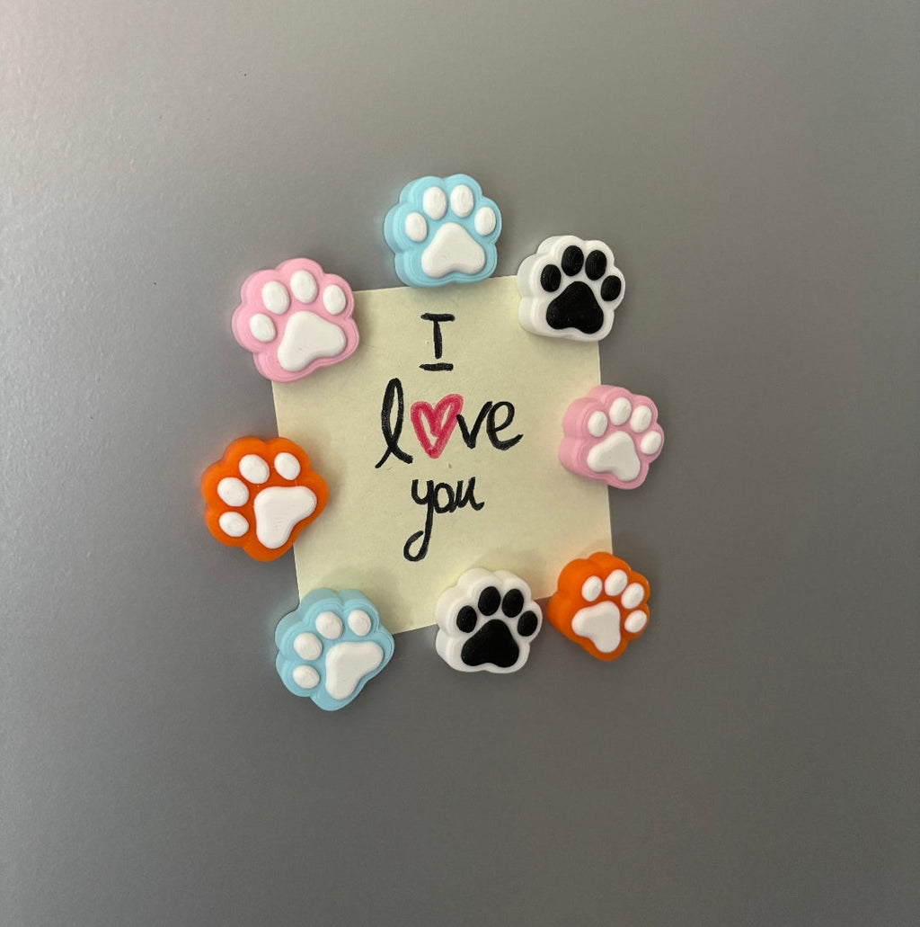 Paw fridge magnet