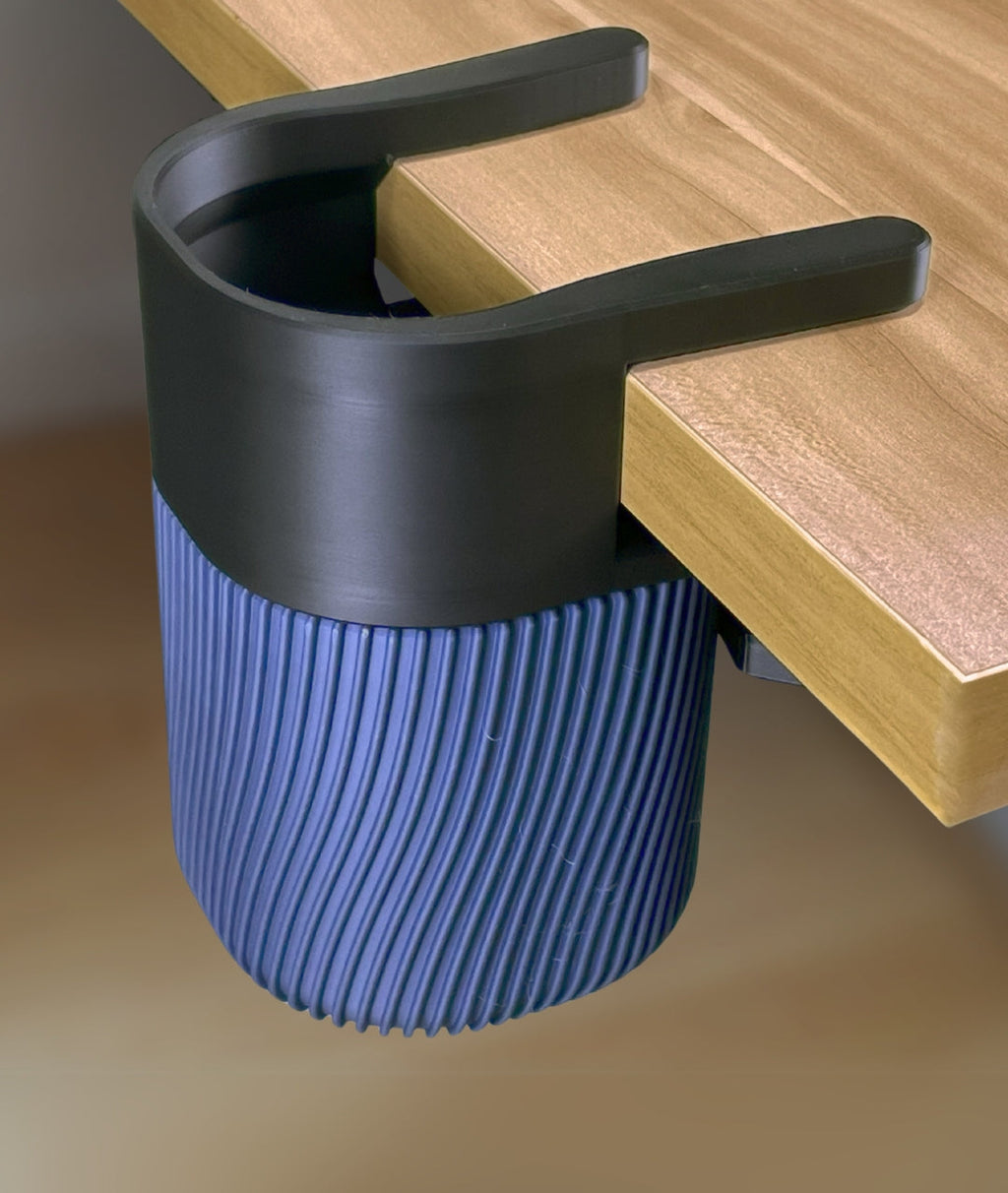 Under desk trash bin